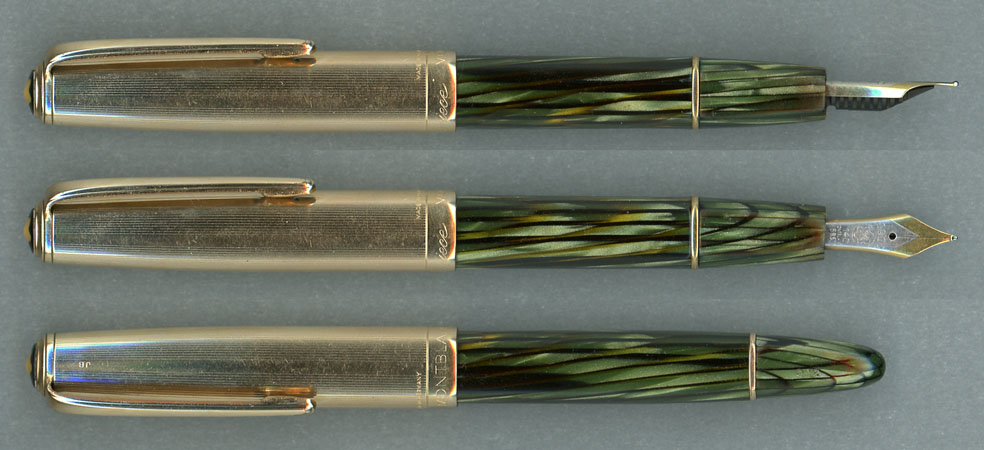 水曜日の調整報告【 Montblanc No.642 緑縞 14C-KF インク漏れ解消