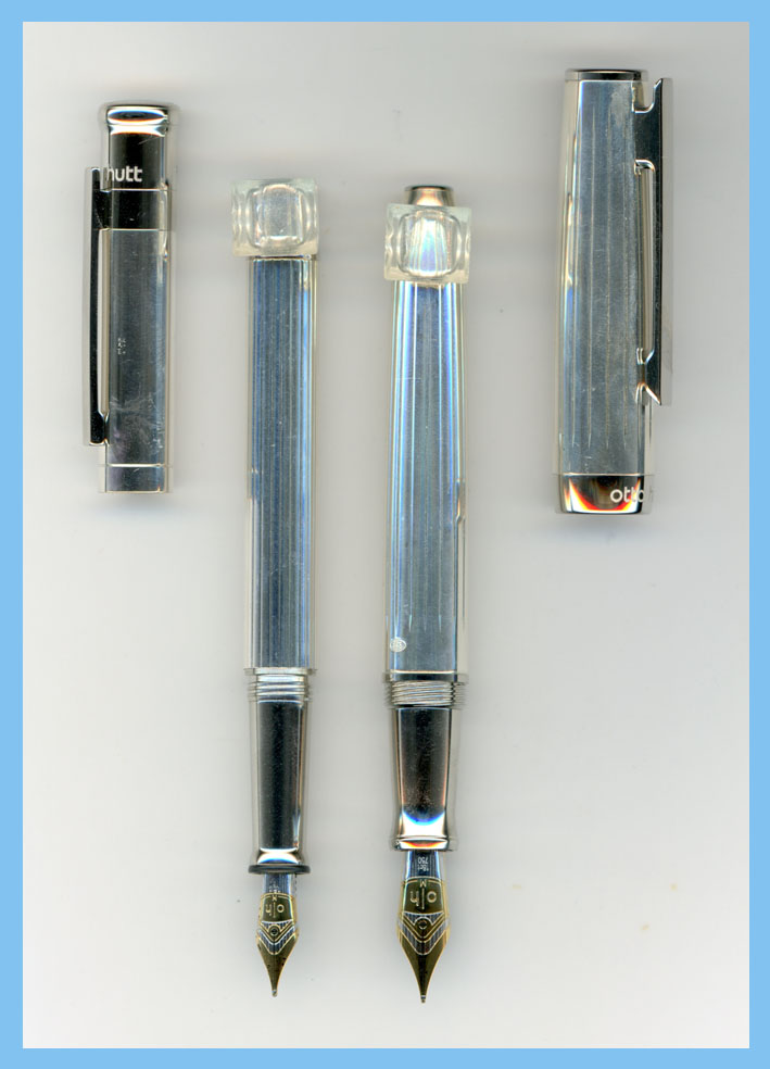 otto huttの純銀軸〔D04とD07〕 : 万年筆評価の部屋