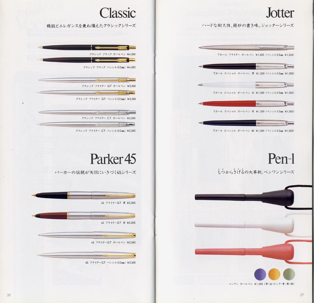 【美品】PARKER 万年筆 XF T コレクション