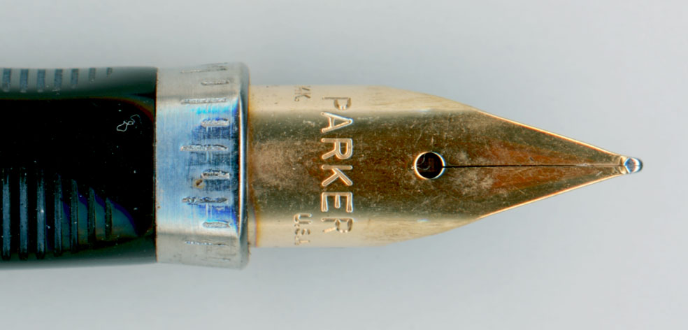 水曜日の調整報告【 Parker 75 14K-66(B) スリット拡大