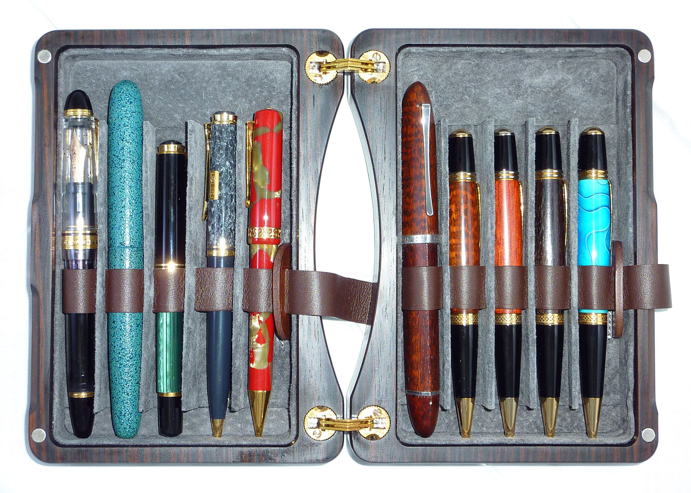 工房楔 ペンケース コンプロット10本用 花梨 【工房楔】コンプロット10