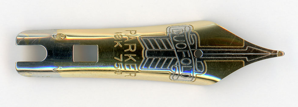 水曜日の調整報告 【 Parker Duofold センテニアル 18K-M ペン先を細く