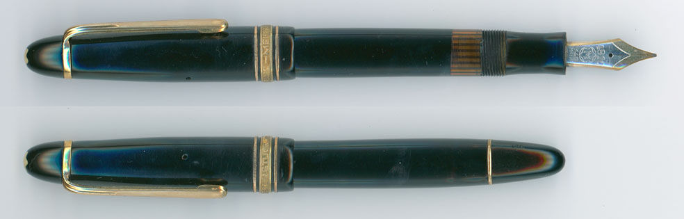 ◆モンブラン万年筆　344 吸入式 1950年代　14C◆ 72ecdeb0e295a3861aae91e8181d7e