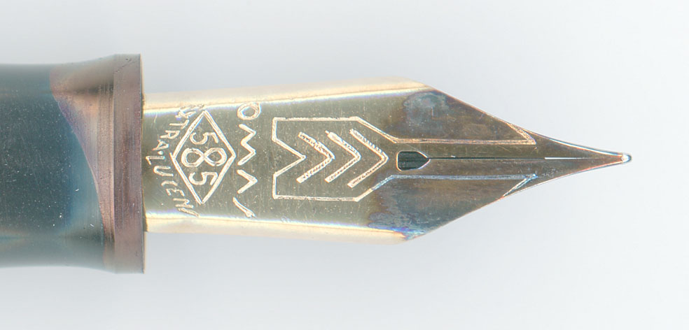 月曜日の調整報告 【 Omas Gentleman 14K-EF 点検＆調整 】 : 万年筆