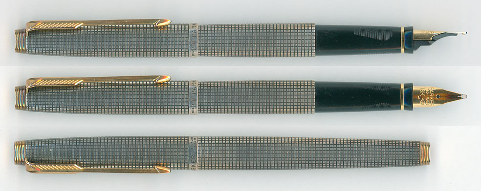 水曜日の調整報告【 Parker 75 純銀軸 18K-XB(85) ペン先海老反り