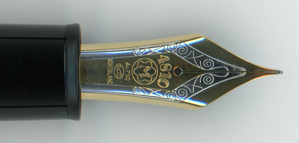 Montblanc No.149 18K-EF 当Blog史上 最高にひん曲がったペン先