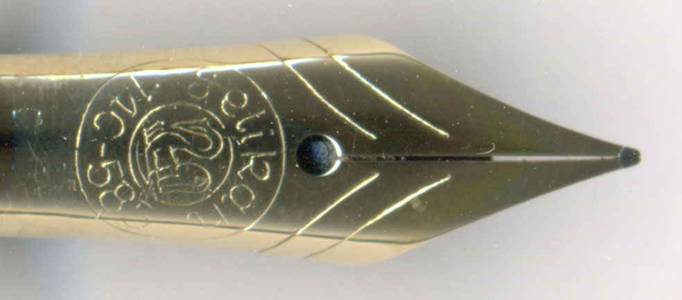 Pelikan　#500NN　黒縞　字幅EF 月曜日の調整報告 【 Pelikan 500NN 黒縞軸？ 14C-EF 超段差