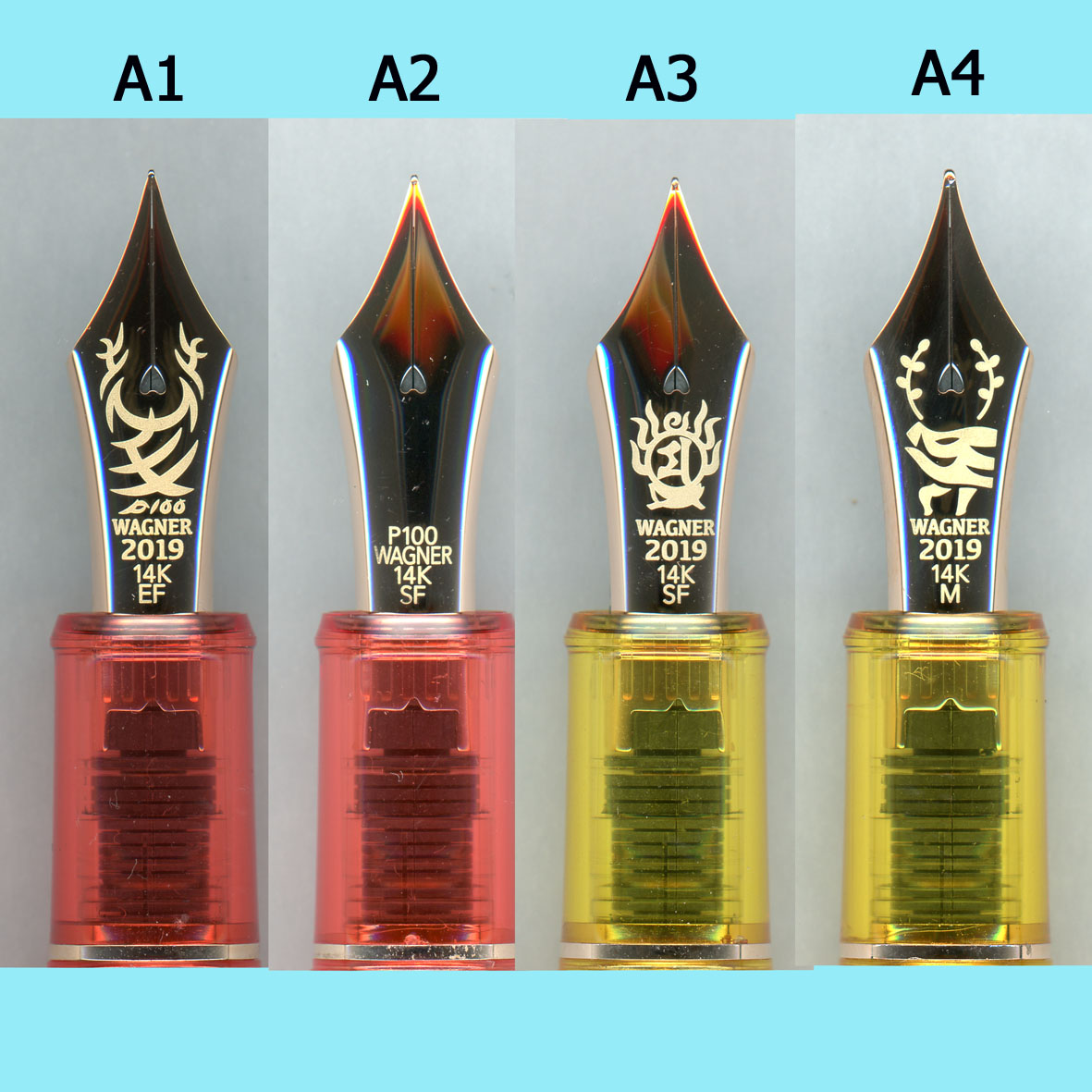 WAGNER 2019 のサンプルが出来上がりました！ : 万年筆評価の部屋