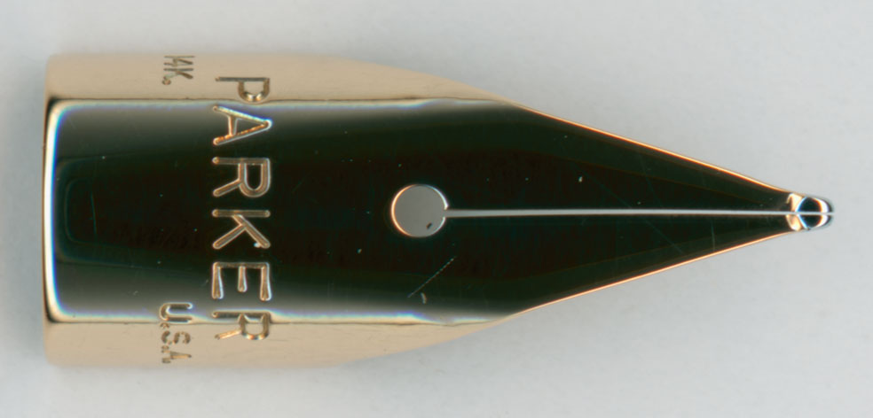 parker USA 純銀万年筆 ペン先14金 受験就職御守り