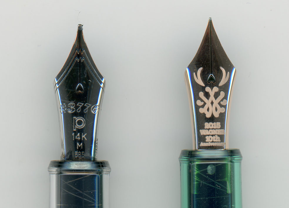 【希少・限定】WAGNER プラチナ 万年筆 14Kペン先 10周年記念 希少・限定】WAGNER プラチナ 万年筆 14Kペン先 10周年記念