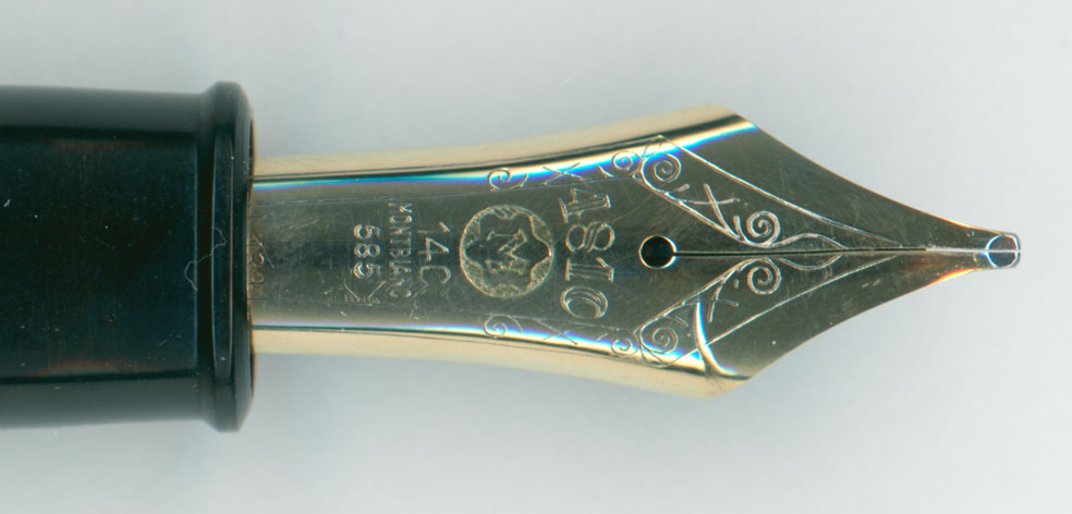 月曜日の調整報告【 1950年代 Montblanc No.149G 14C-EF ペン先修理