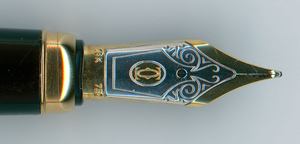 水曜日の調整報告 【 Cartiea ルイ・カルティエ 18K-M ペン芯