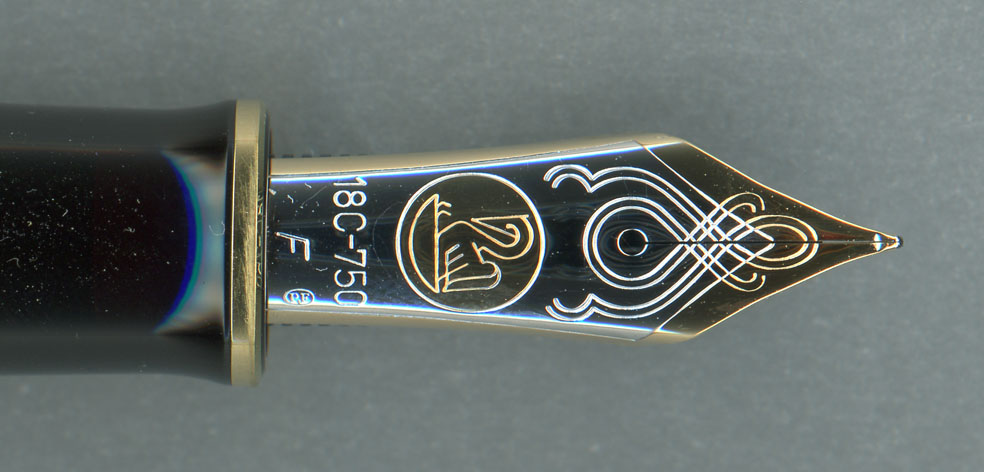 Pelikan M1000 緑縞 18C-F(PF) 書き味改善 】 （アーカイブ 2015年10月