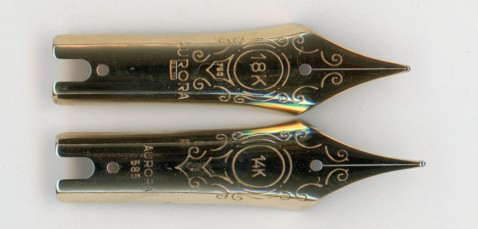 月曜日の調整報告 【 AURORA 88 14K-F（ハイレグ） 書き味改善