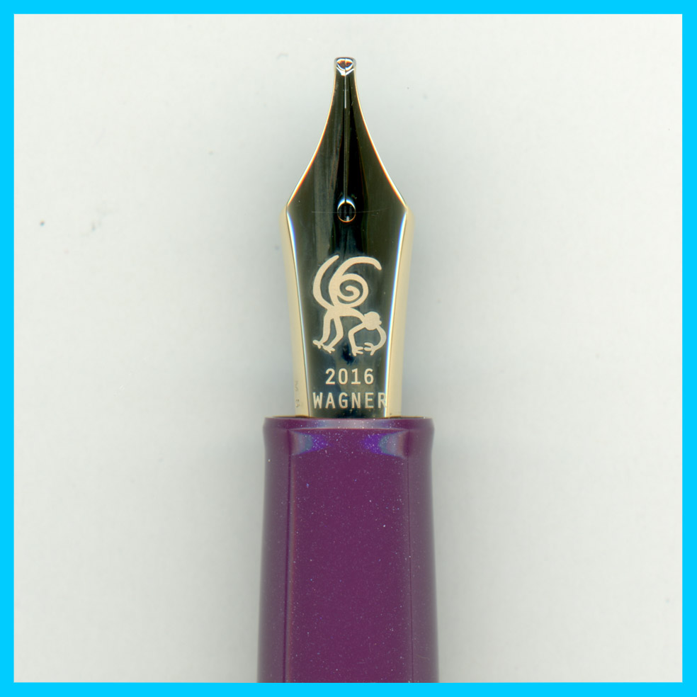 WAGNER2016 プラチナ 万年筆 14Kペン先 スペードエース