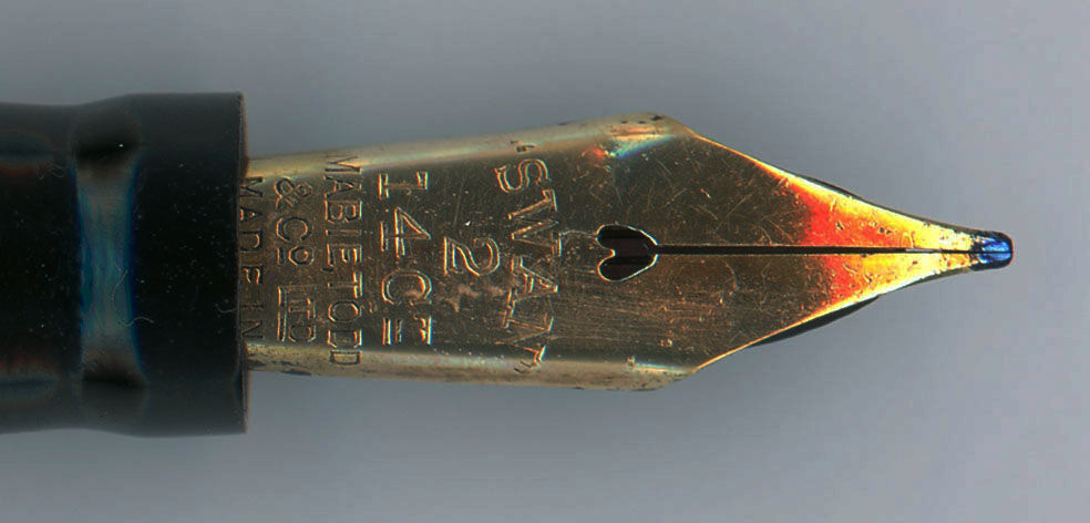 スワン/Swan Mabie Todd & Co. 万年筆 ペン先14CT 金