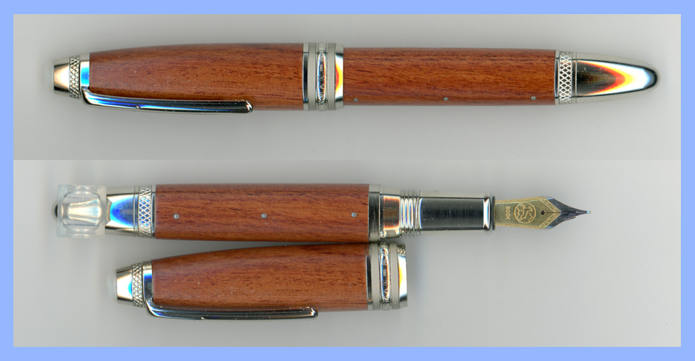 Moonman の 木軸 with Bock Steel Nib : 万年筆評価の部屋 Moonman の 木軸 with Bock Steel Nib : 万年筆評価の部屋