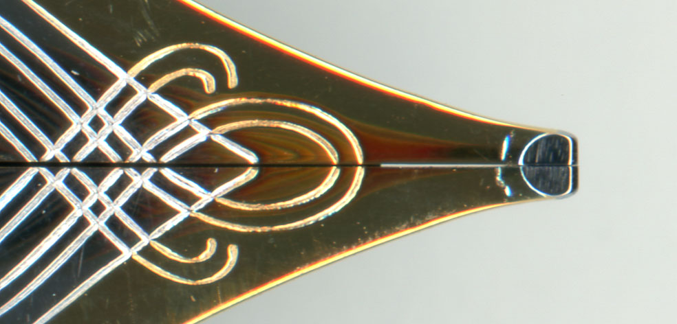 月曜日の調整報告 【 Pelikan M1000 黒軸 18C-BB(PF) ペン先調整