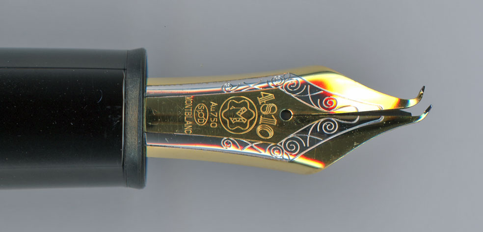 中古)MONTBLANC モンブラン 万年筆 #256 ブラック BB (フラット