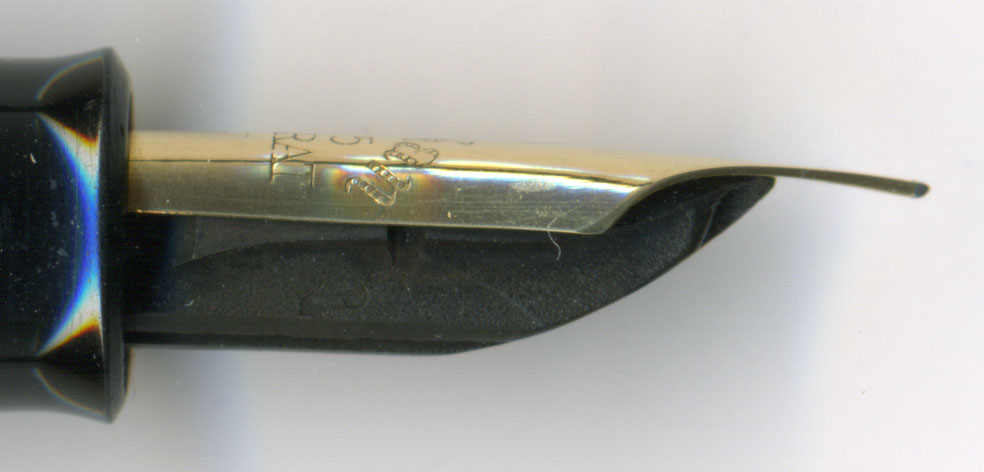 ペリカン　400NN 黒縞　F 土曜日の調整報告 【 Pelikan 400 黒縞 14K-EF はかない書き味