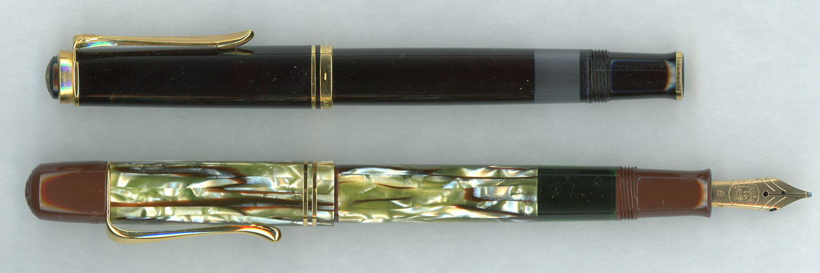 ペリカン 万年筆 Pelikan M800 14C vs 18C-pf : 万年筆評価の部屋