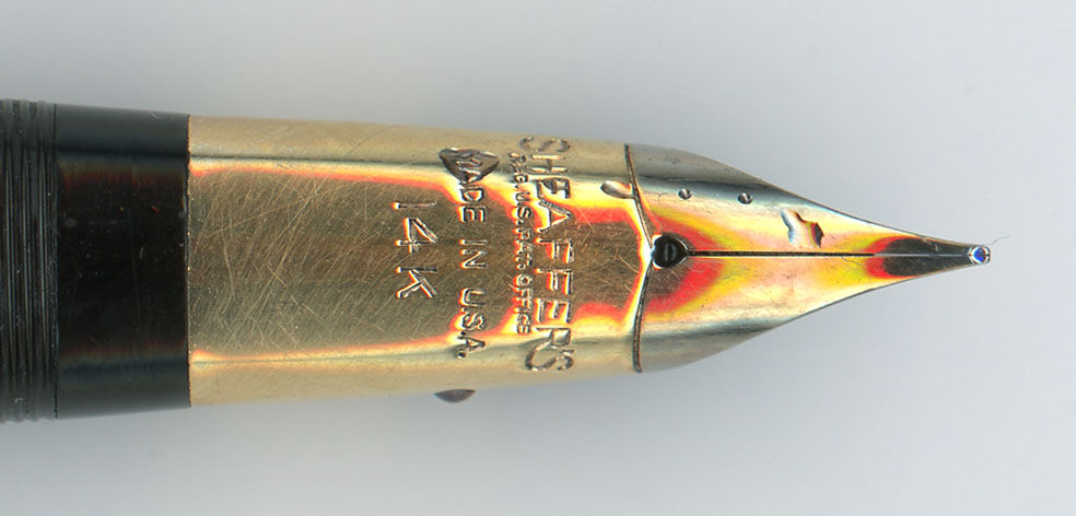 月曜日の調整報告 【 Sheaffer Snorkel 14K-F 空気漏れ解消