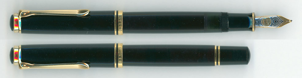 Pelikan M800 黒軸 18C-F 洗濯しちまった・・・ : 万年筆評価の部屋