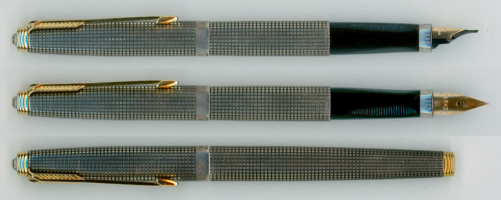 PARKER 万年筆 14金張り 14KGF両用式 フラット天冠