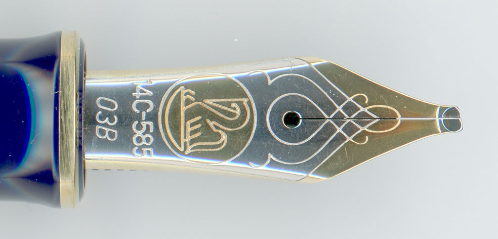 萬年筆紹介・・・Pelikan NORD/LB 14C-O3B : 万年筆評価の部屋