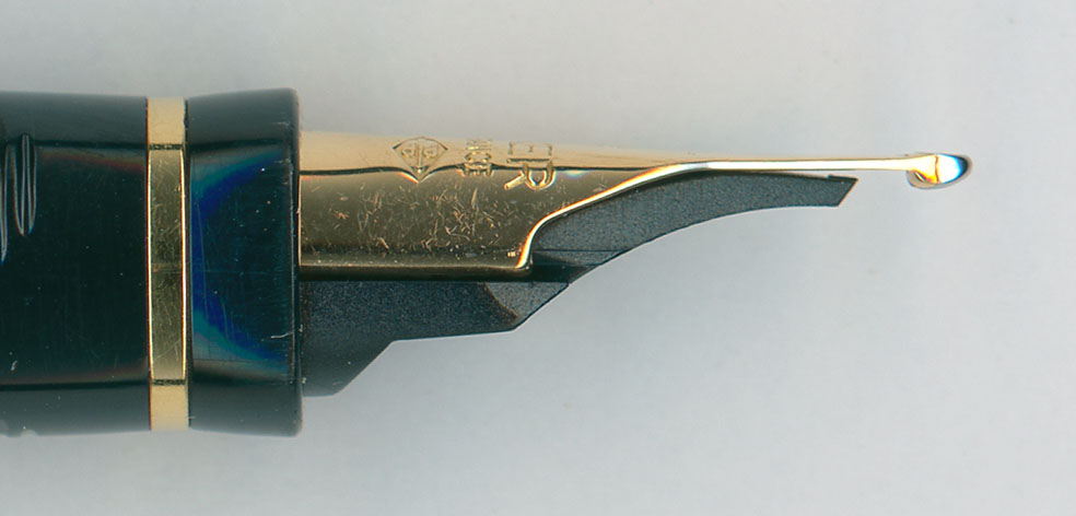 水曜日の調整報告【 Parker 75 純銀軸 18K-XB(85) ペン先海老反り
