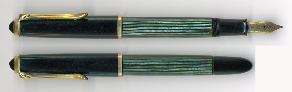 極美品　Pelikan 400NN 字幅OBB 14C-585 万年筆　整備済み Pelikan (ペリカン) 万年筆 シルバー ドイツ製 14C-585｜トレファクONLINE