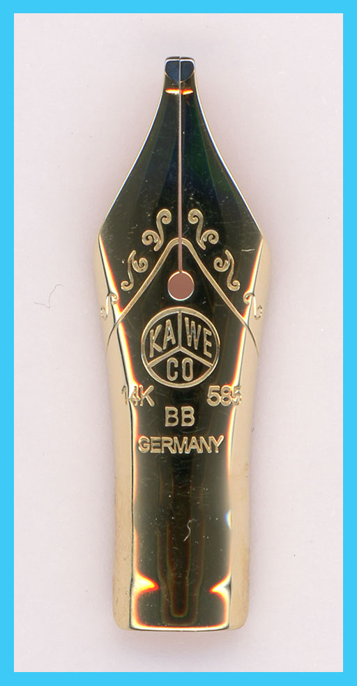 Kaweco DIA2 Gold 14K-BB ニブ付き : 万年筆評価の部屋