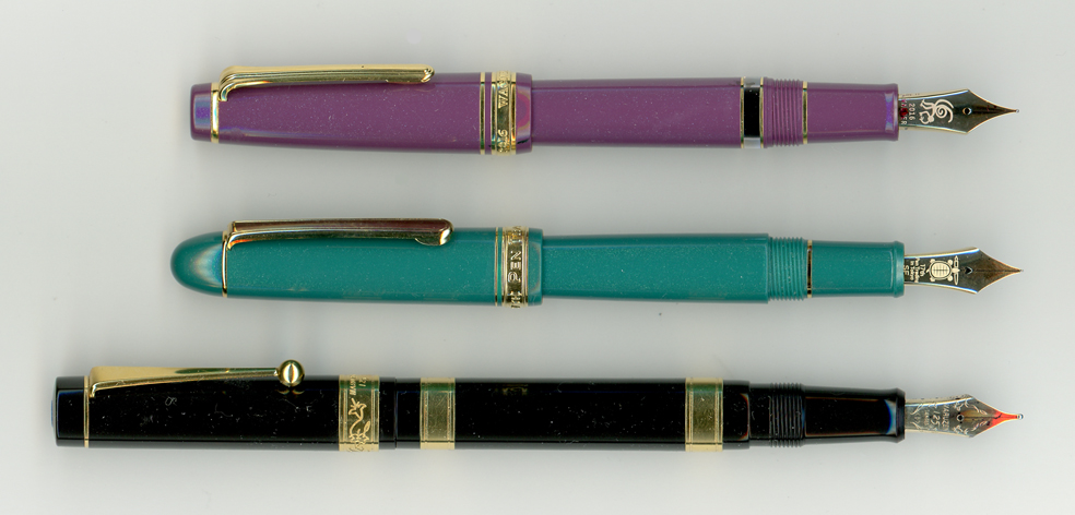 3本まとめ】 プラチナ万年筆 │ ニブ：14K プラチナ 万年筆 14K 3本