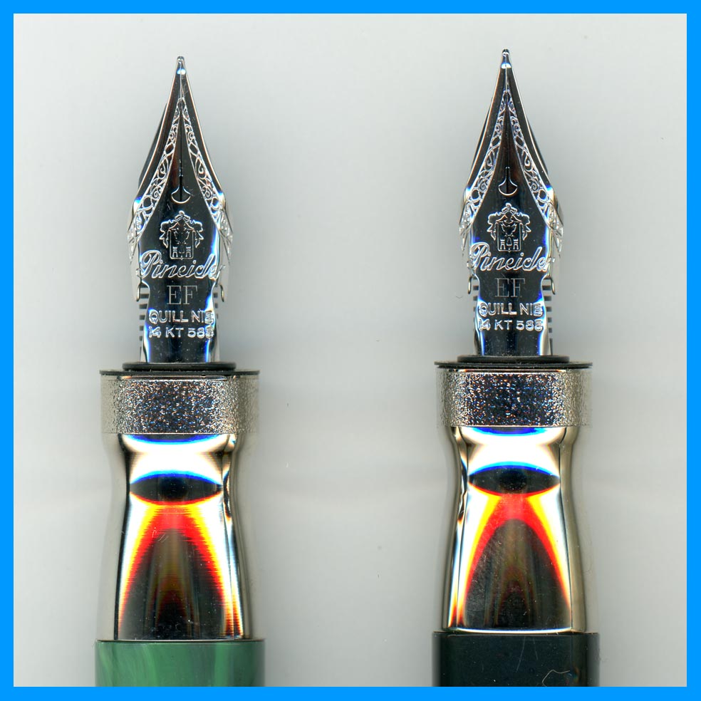 廃番 ピナイダー ジェムストーン 万年筆 ラピスブルー ニブF