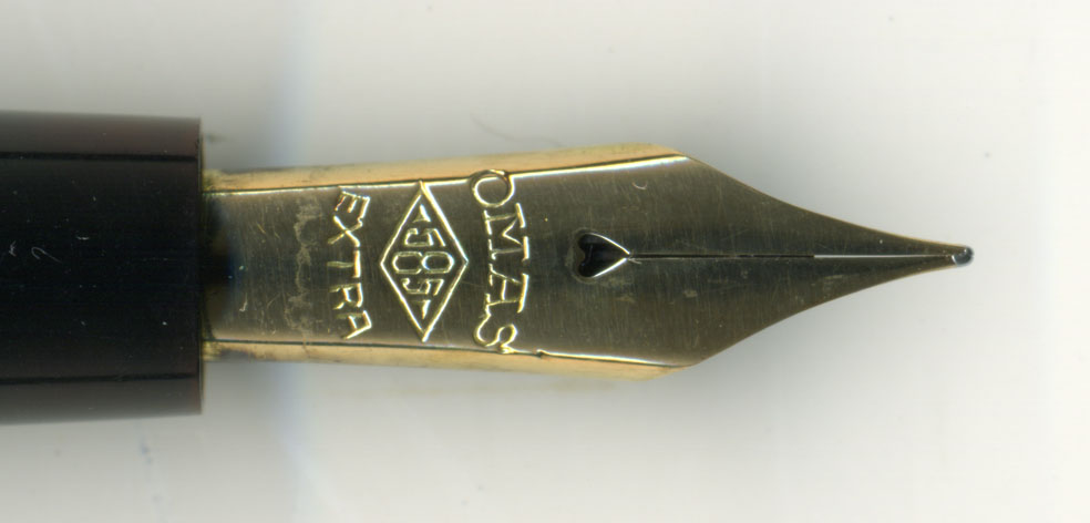 OMAS MCMLXXXVIII 1988 万年筆 14K F 訳アリ 文房具・事務用品