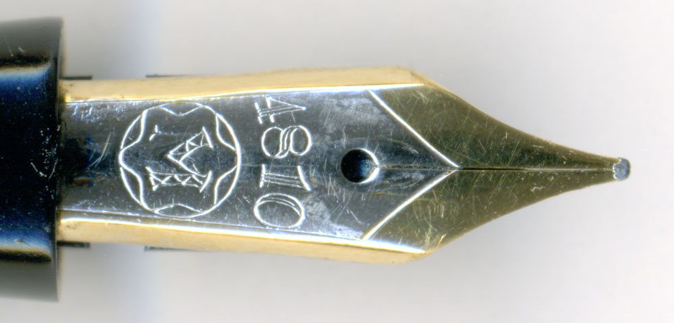 月曜日の調整報告 【 Montblanc No.134 14C-OB ペン先波打ち修整