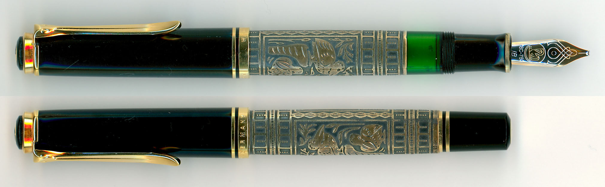 ペリカン ブルーオーブルー IB(Italic ペリカン ☆ Pelikan ☆ IB ニブ