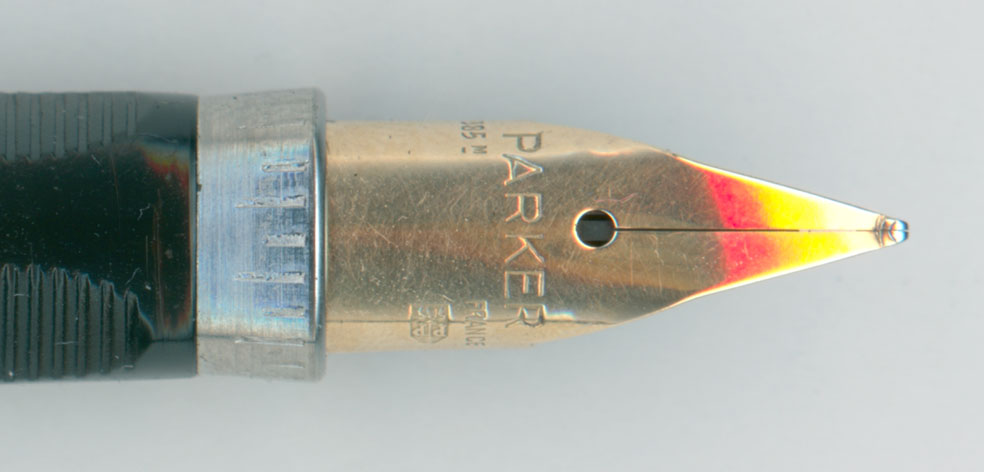 水曜日の調整報告【 Parker 75 14K-F 金張り バーレイ 書きごこち改善