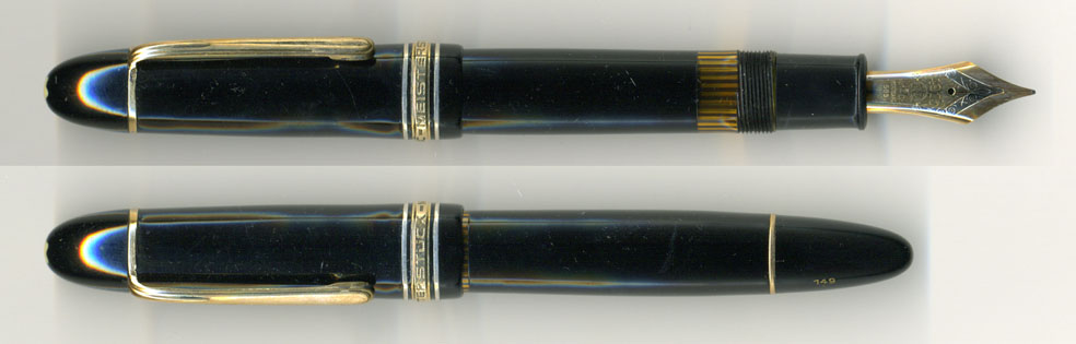 1950年頃初期型◆モンブラン No.344 ニブ14C(585) B太字 赤軸 1950年頃初期型◇モンブラン No.344 ニブ14C(585) B太字 赤軸