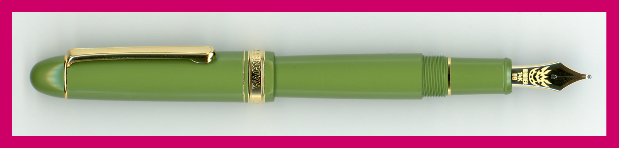 WAGNER プラチナ 万年筆 14Kペン先F研出し 坊やと五つ星
