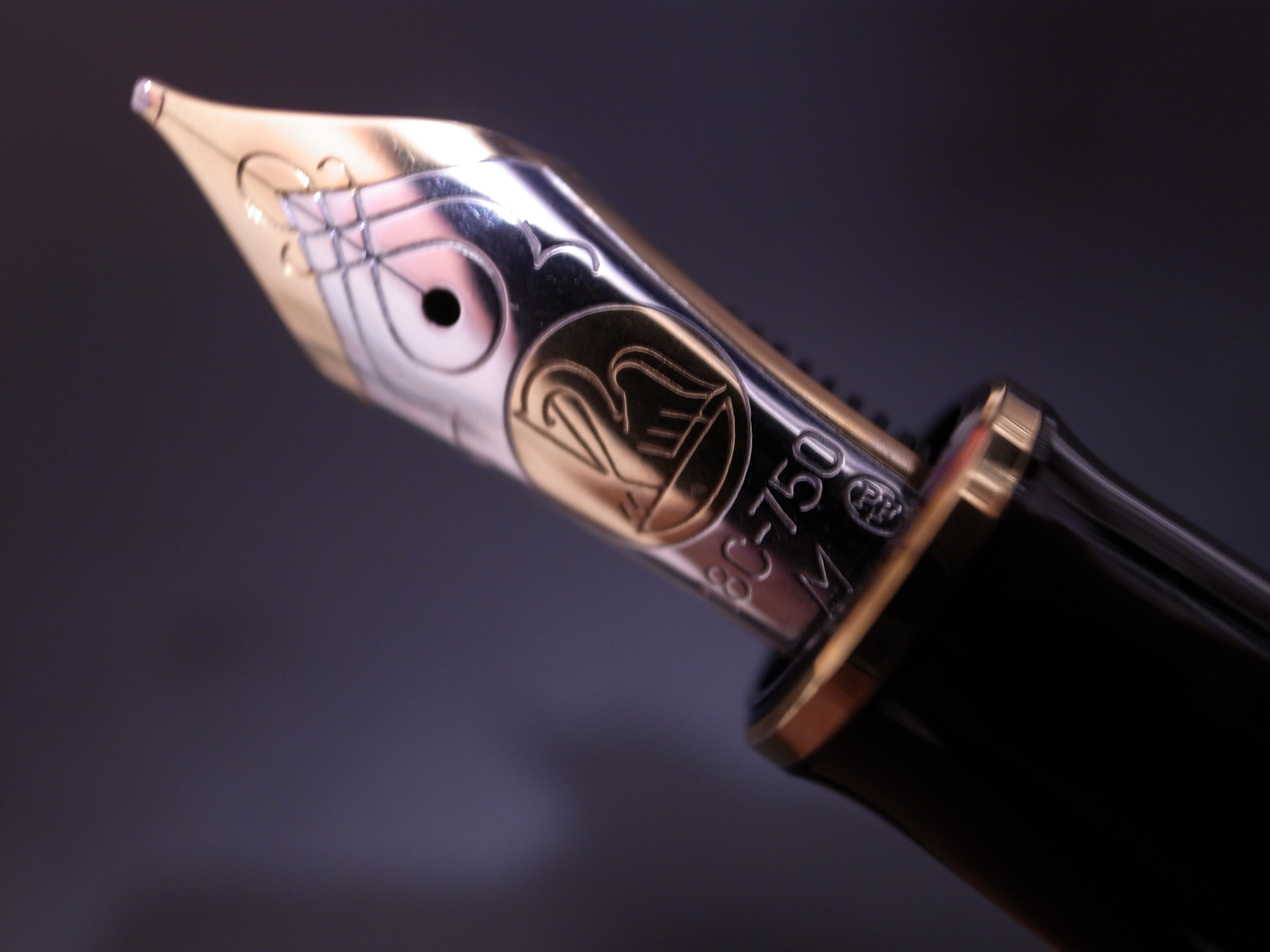 ペリカン M800 緑縞 M字 PFニブ : スティログラフィカ