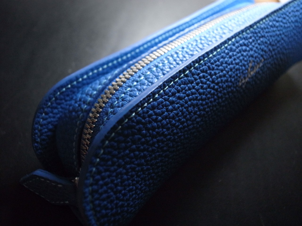 ル・ボナー デブ・ペンケース シュランケンカーフ革 ミコノス