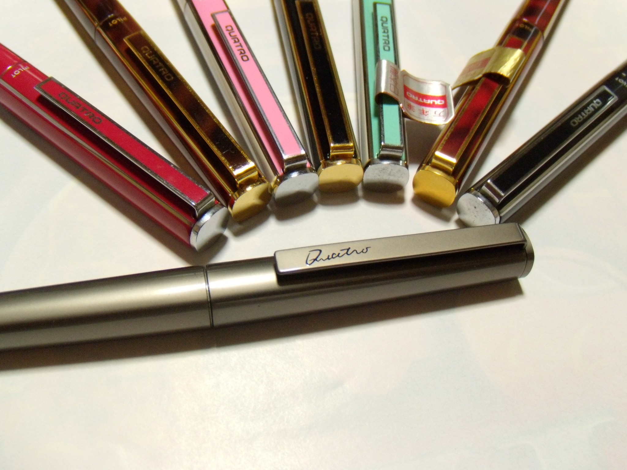 PILOT QUATRO Brown 万年筆　字幅F PILOT QUATRO Brown 万年筆 字幅F