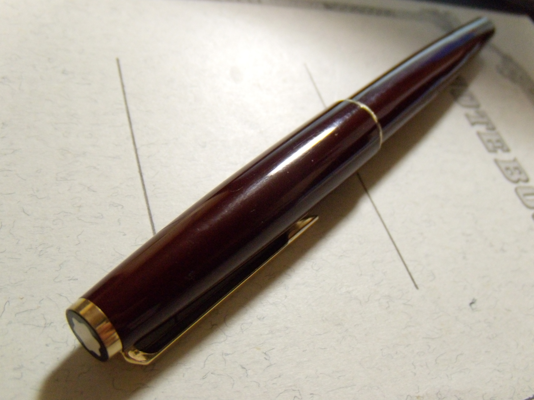 MONTBLANC 万年筆 NO.320 ボルドー 万年筆買取日記 モンブラン 320 ボルドー | モンブラン万年筆