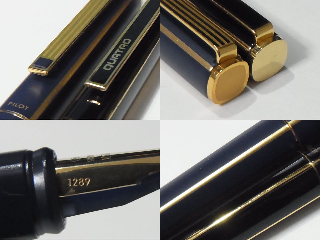 PILOT QUATRO Navy 14K : ぺん☆ぱれーどっ！