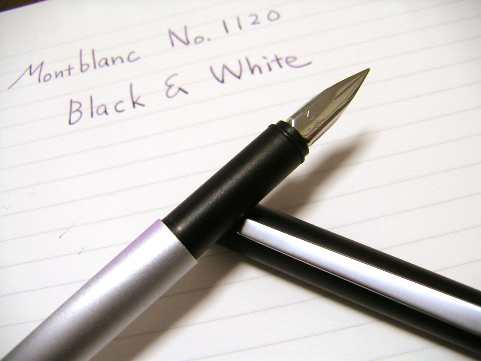 Montblanc Noblesse No.1120 Black & White : ぺん☆ぱれーどっ！