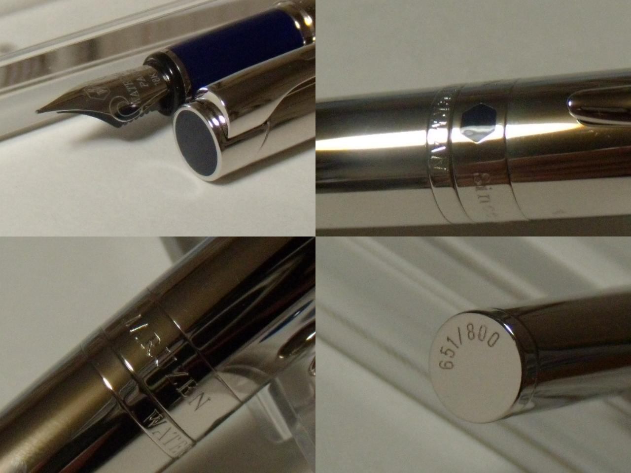 Waterman - WATERMAN L&#39;ETALON LUNAIREの万年筆 Waterman L'Etalon Matte Gold Plated Basket Weave Design
