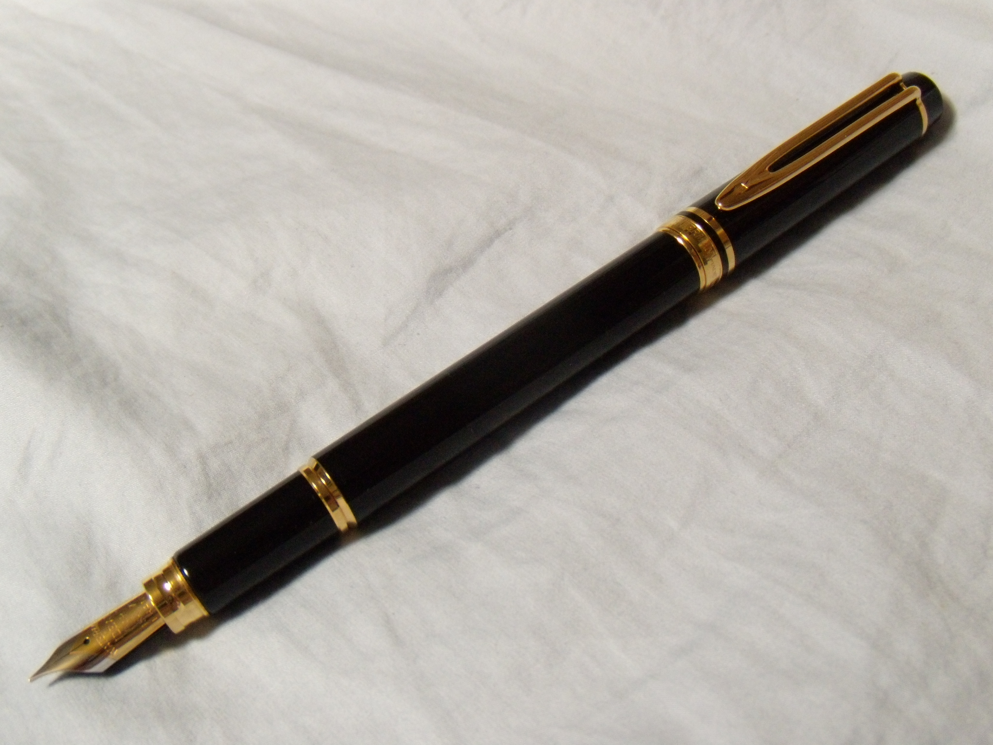 Waterman Le Man 200 Rollerball Pen (1980s) - Black with Gold