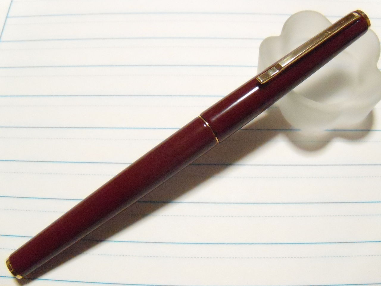 PLATINUM REVIERE 14K 細字 プラチナ 万年筆 ワインレッド PLATINUM Riviere Red Lacquer 14K : ぺん☆ぱれーどっ！