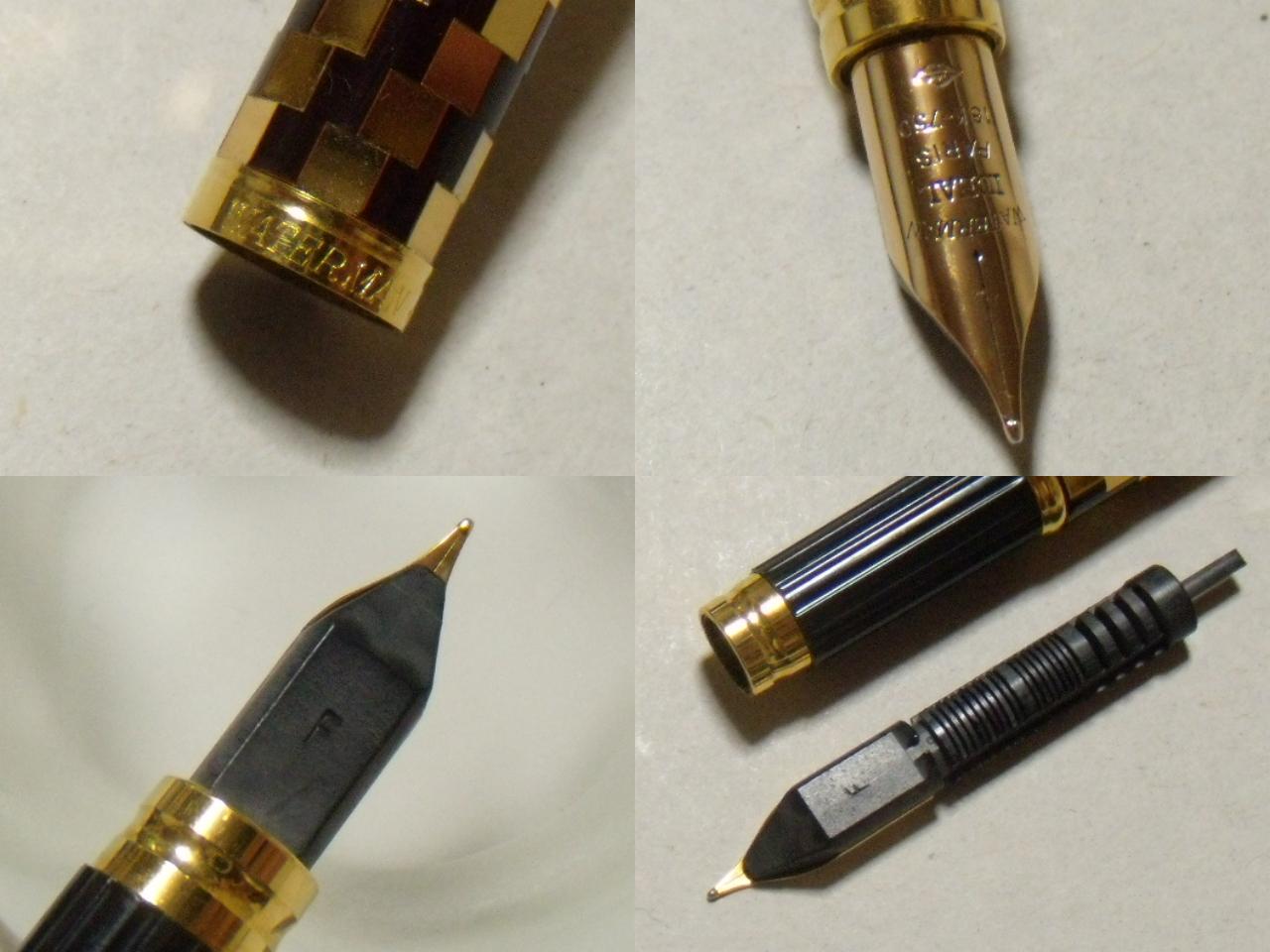 未使用 ウォーターマン 万年筆 レタロン ペン先18K 750 M フランス